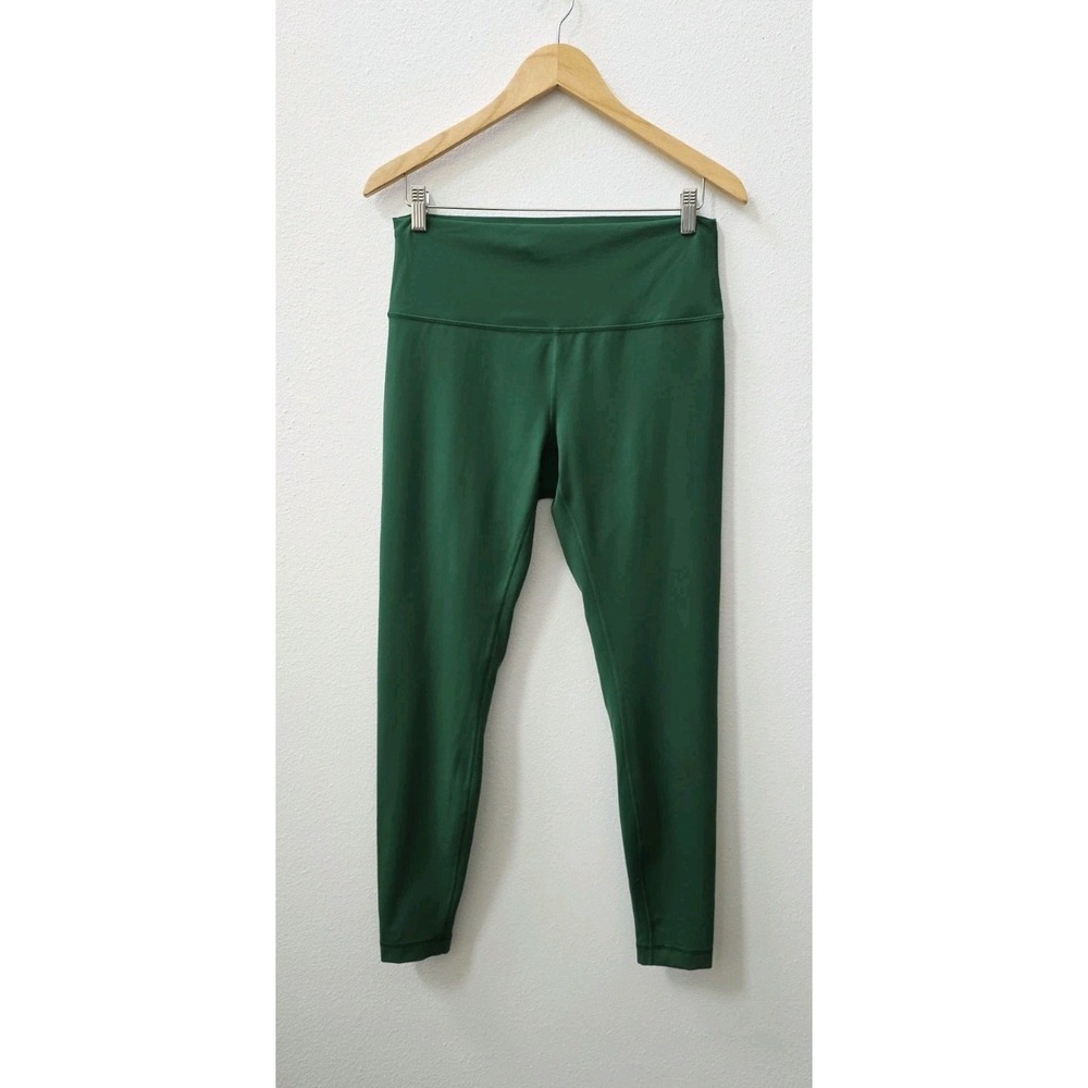Lululemon Wunder Train High-Rise Leggings Women's Size 12 Green 28"